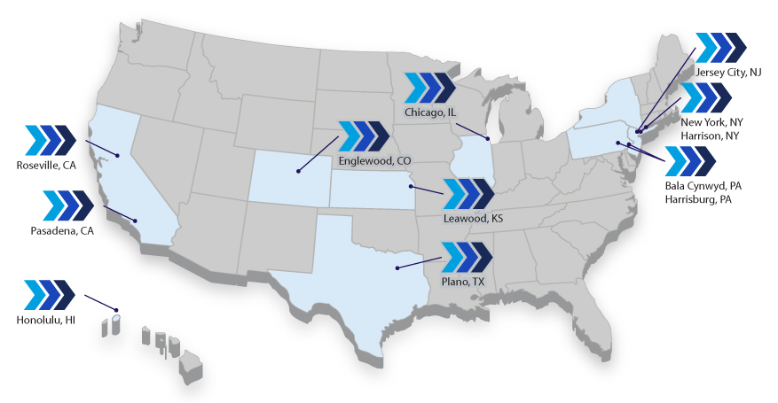 TMNAS Map of offices